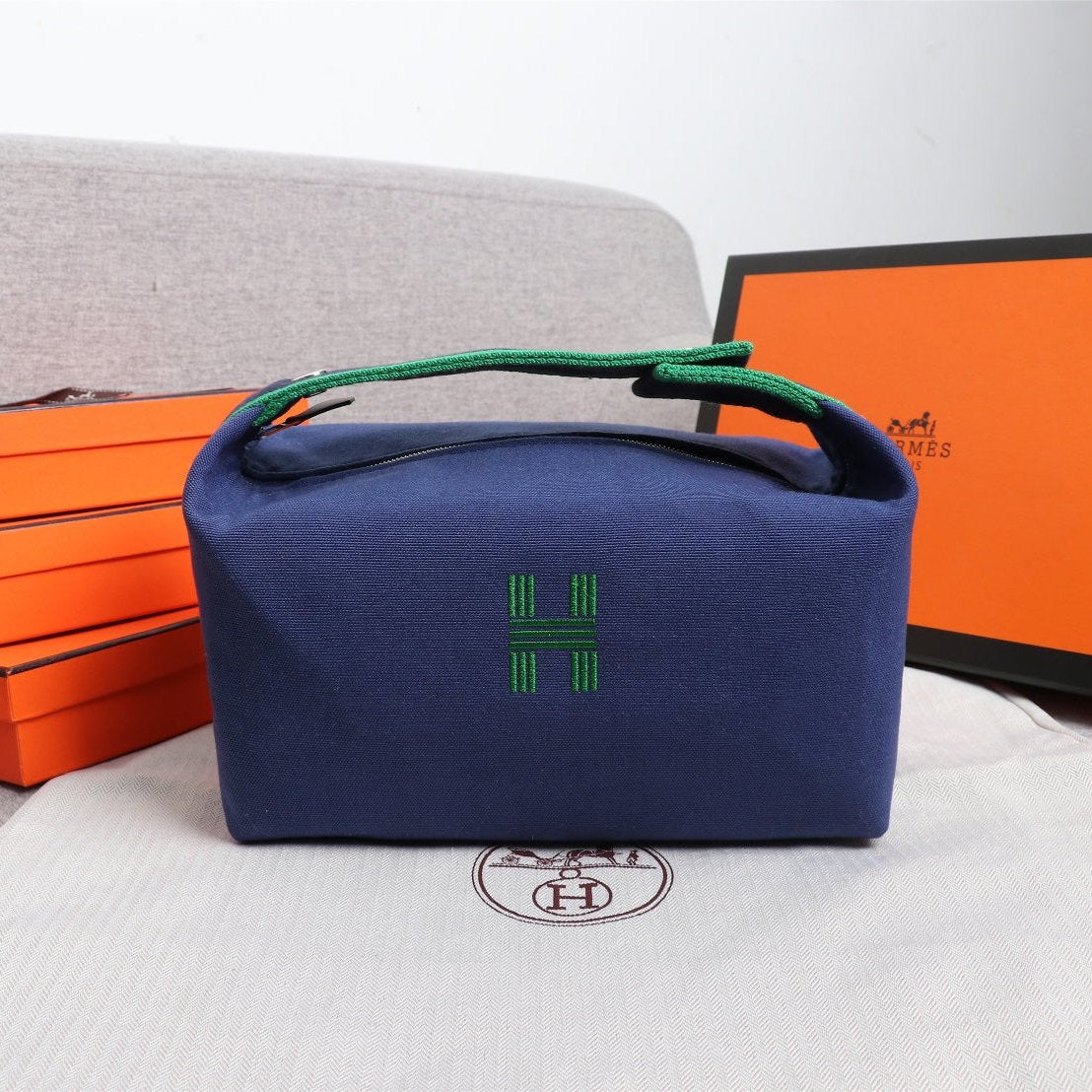Hermes Bride-A-Brac 25 Azure Canvas