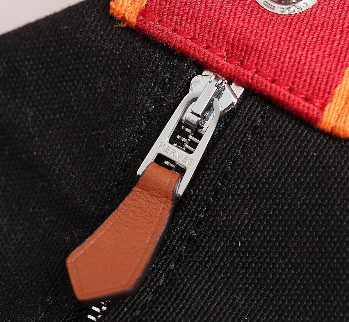 Hermes Bride-A-Brac 25 Black Canvas