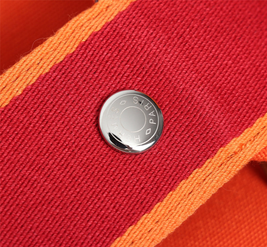 Hermes Bride-A-Brac 25 Orange Canvas