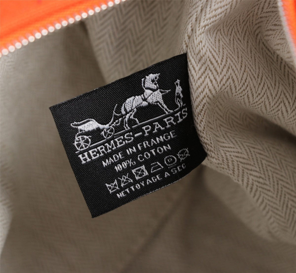Hermes Bride-A-Brac 21 Orange Canvas