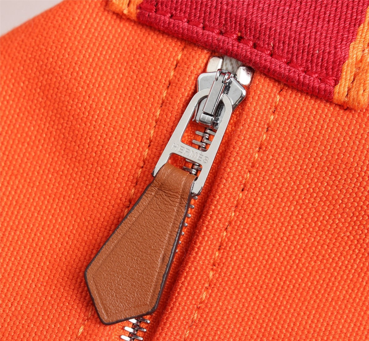Hermes Bride-A-Brac 25 Orange Canvas