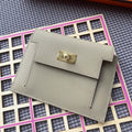 Hermes Kelly Pocket 13.5 Light Brown Epsom Ghw