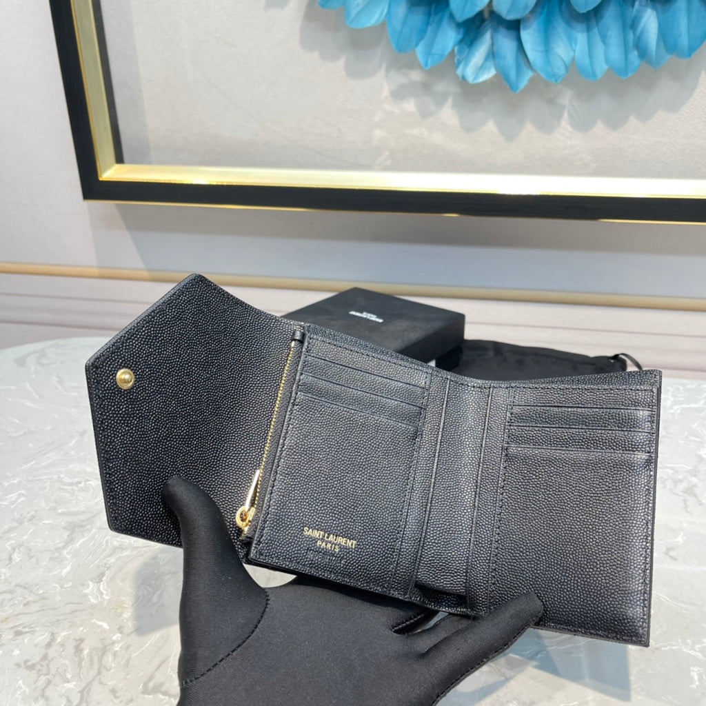 Monogram 12 Black Calfskin Card Holder