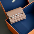 Hermes Roulisslim Wallet 12.7 Salmon Calfskin Shw