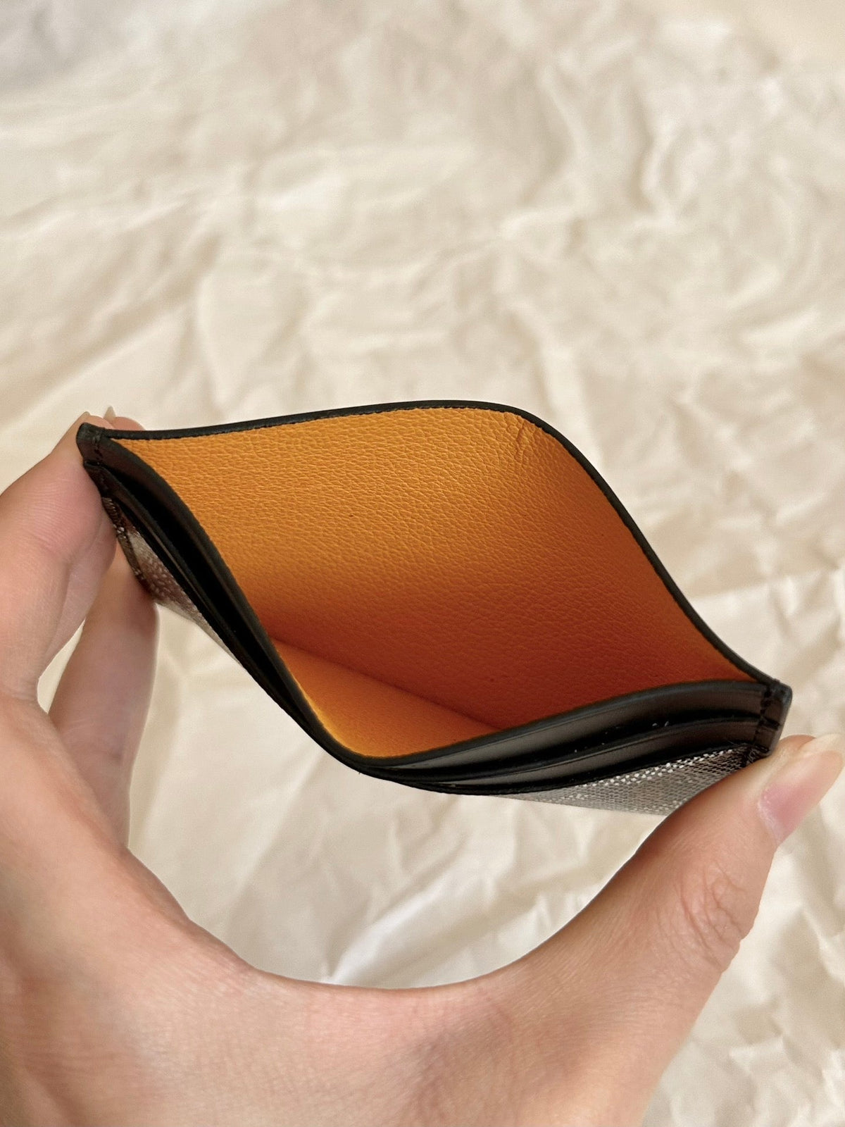 Goyard Saint-Sulpice Card Wallet 10 in Black Goyardine Canvas