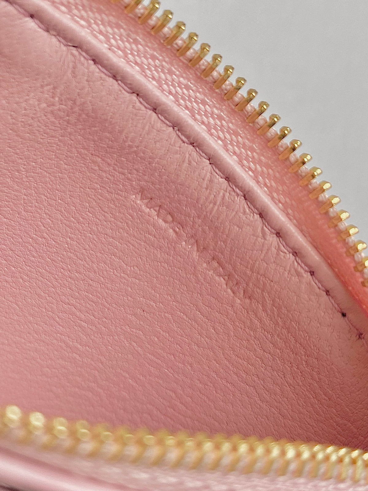 Celine Triomphe 9 Wallet Two-In-One Pink Pastel Calfskin