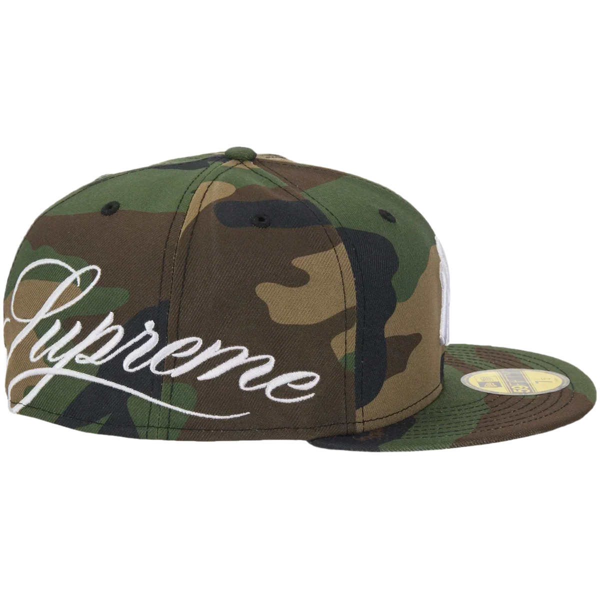 Supreme New York Yankees New Era 59FIFTY Fitted Hat Woodland Camo
