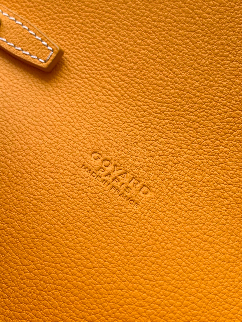 Goyard Chypre Wallet-Pouch 21 in Yellow Goyardine Canvas and Calfskin