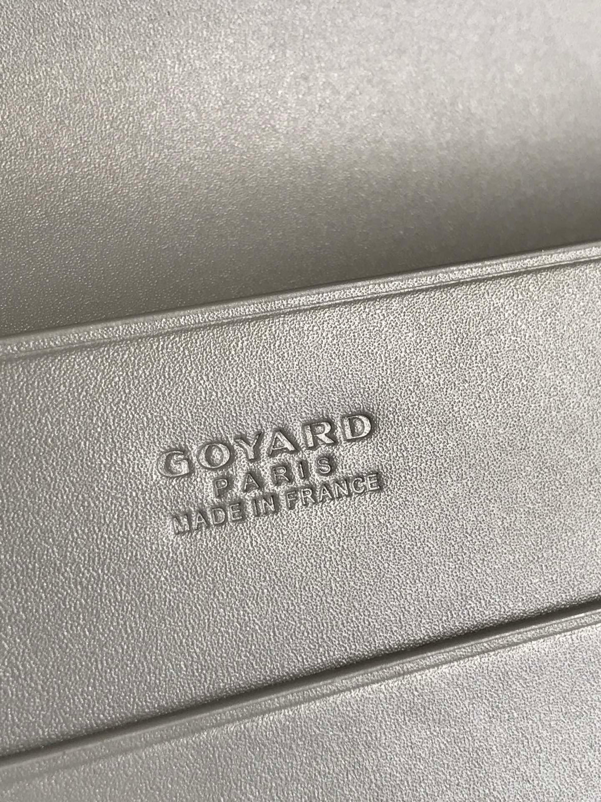 Goyard Richelieu Wallet 19 in Gray Goyardine Canvas