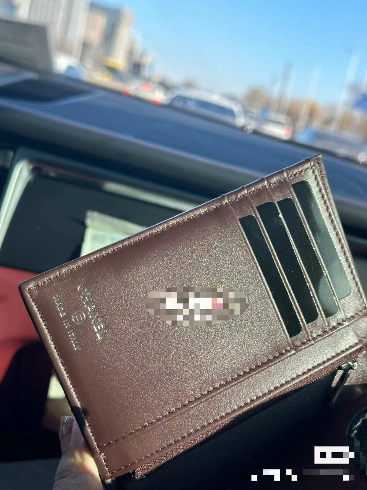 Chanel Bifold Wallet Caviar 14 Black Grained Calfskin